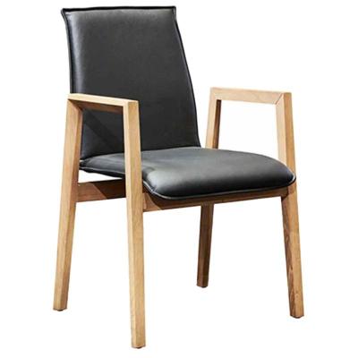 Runa Nila Dining Chair With Arms - Leather